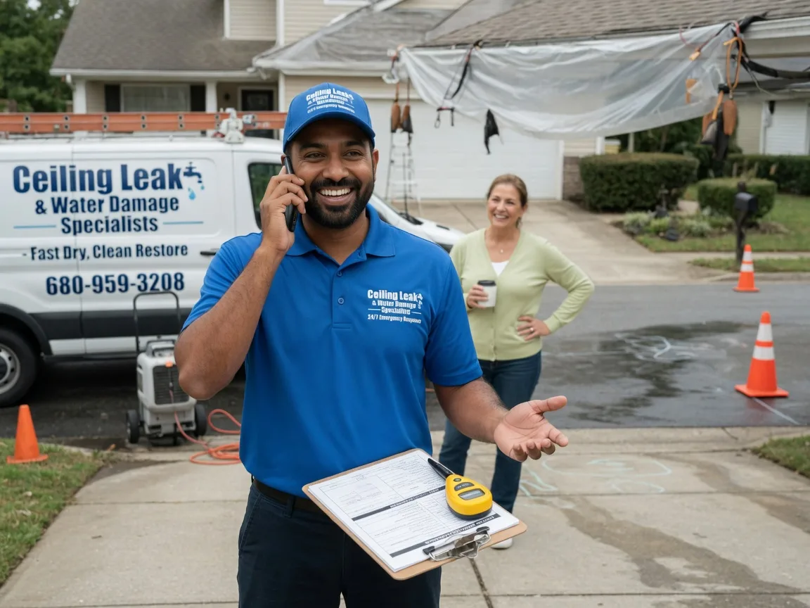 Ceiling Leak Cleanup Monongahela, PA FAQs